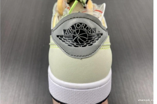 GREEN-BLACK WHITE DM7837-103 OG GHOST JORDAN 1 DM7837-103 LOW AIR 0709